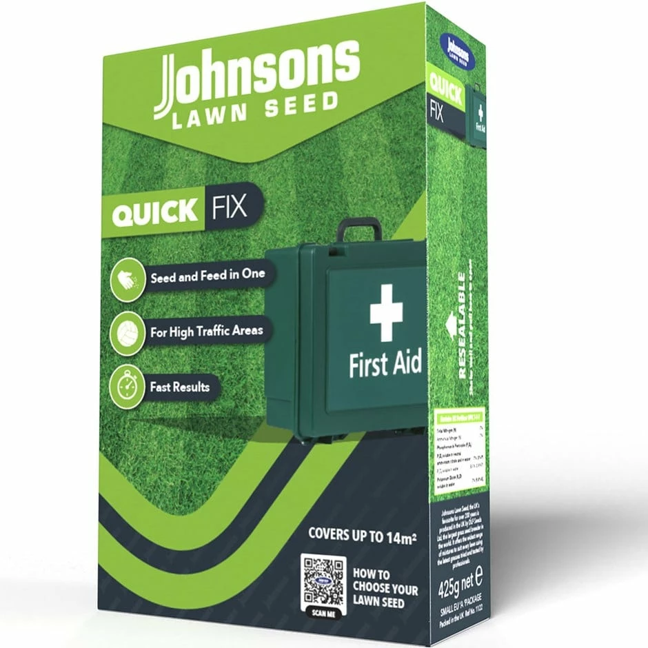 Johnsons Quick Fix Lawn Seed 3 Johnsons Quick Fix Lawn Seed