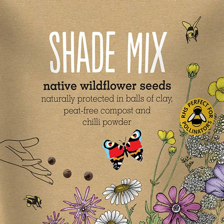 Seedballs Native Wildflowers For Shade 3 Seedballs Native Wildflowers For Shade